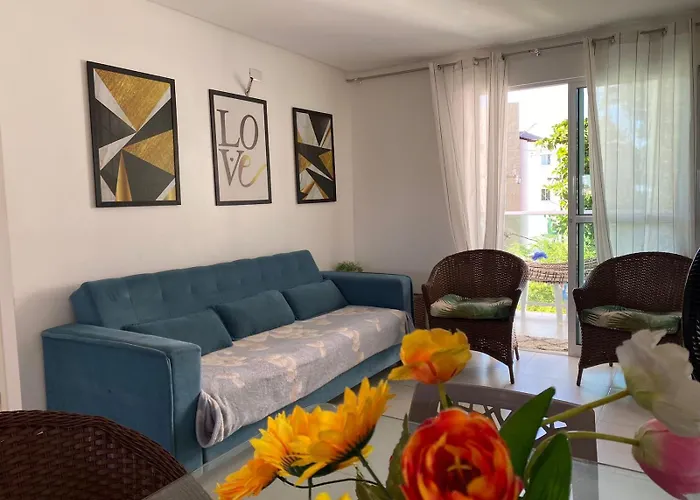 Confortável flat no centro de Porto Pôrto das Galinhas