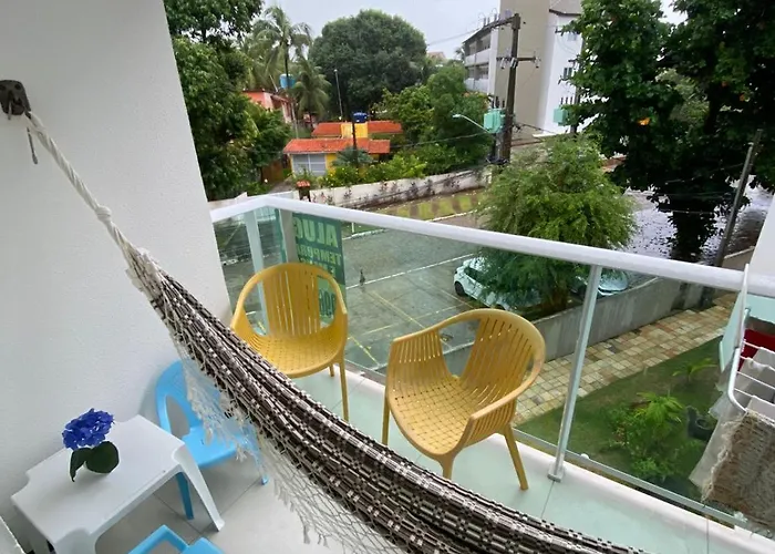Confortável flat no centro de Porto Pôrto das Galinhas